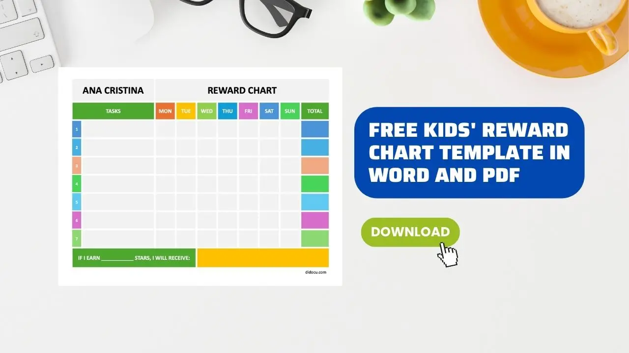 FREE Printable Reward Chart Template